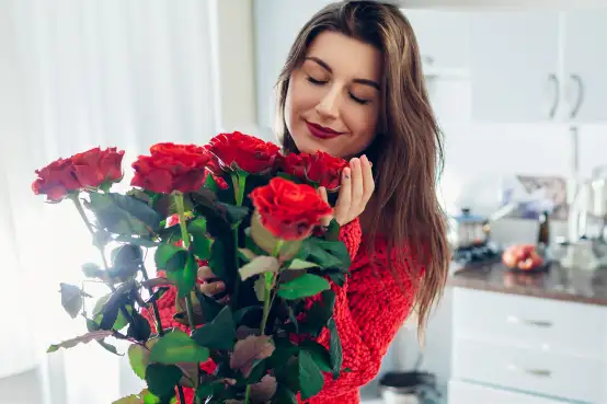 Vandaag bloemen in huis