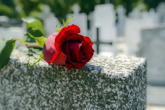 Rouwbloemen bij een kist, kistbedekking en speciale vormen