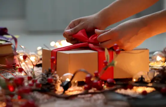 Bloemen versturen naar het buitenland met kerst